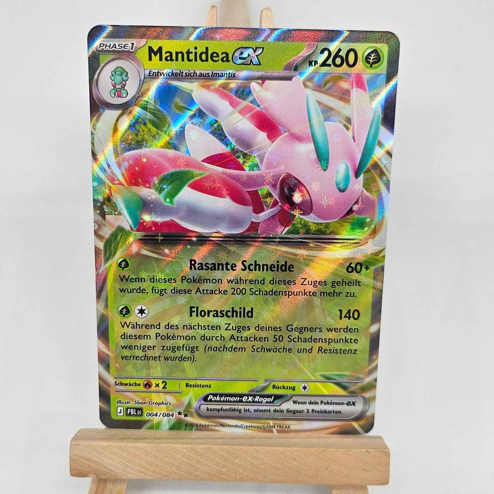 Mantidea ex 004/084 Dunkelnacht PBL Near Mint Deutsch DR