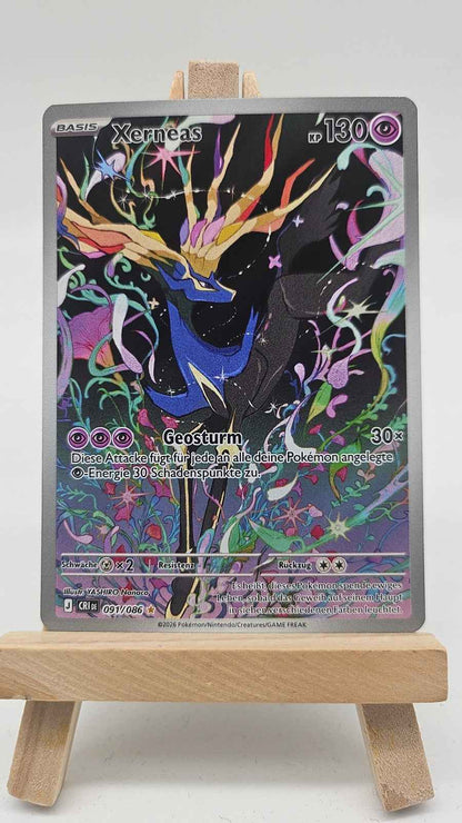 Xerneas 091/086 Wachsendes Chaos Near Mint Deutsch IR