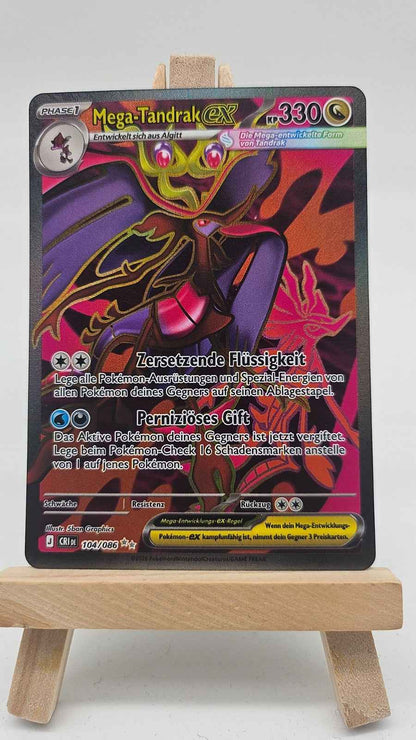 Mega-Tandrak EX 104/086 Wachsendes Chaos Near Mint Deutsch UR