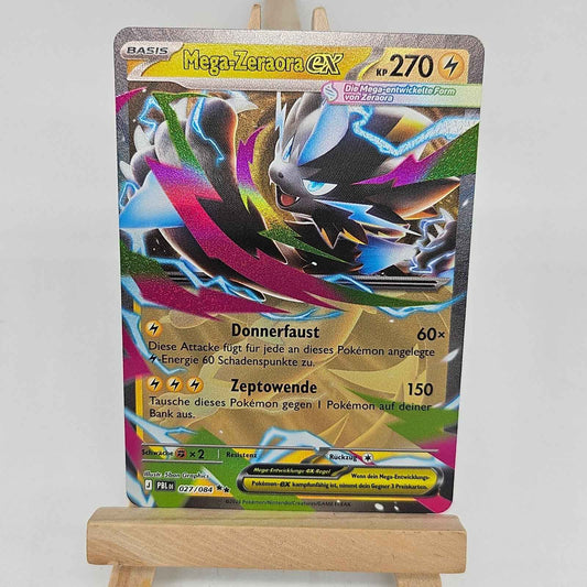Mega-Zeraora ex 027/084 Dunkelnacht PBL Near Mint Deutsch DR