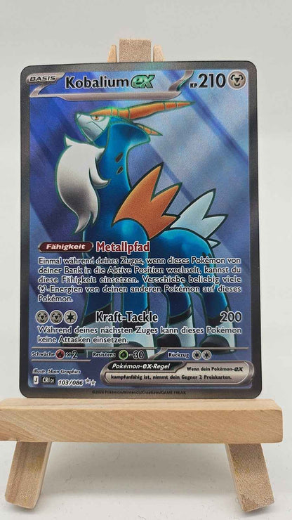Kobalium EX 103/086 Wachsendes Chaos Near Mint Deutsch UR